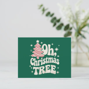 Cartes Pour Fêtes Annuelles Oh Sapin Lumineux Joyeux Noël Xmas