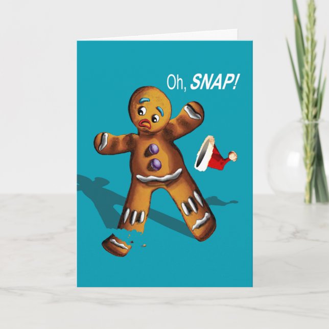 Cartes Pour Fêtes Annuelles Oh, Snap ! (Devant)