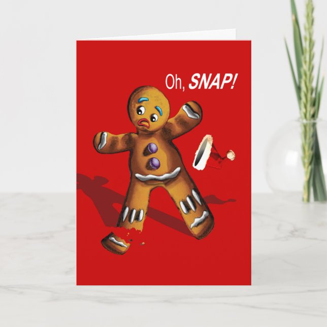 Cartes Pour Fêtes Annuelles Oh, Snap ! (Devant)
