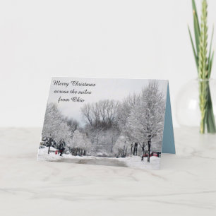 CARTES POUR FÊTES ANNUELLES OHIO CHRISTMAS ACROSS