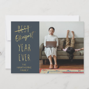 Cartes Pour Fêtes Annuelles Okayest Year 2020 Custom Christmas Photo