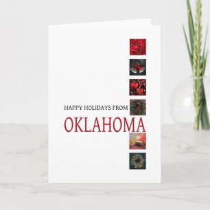 Cartes Pour Fêtes Annuelles Oklahoma Christmas Card, préciser