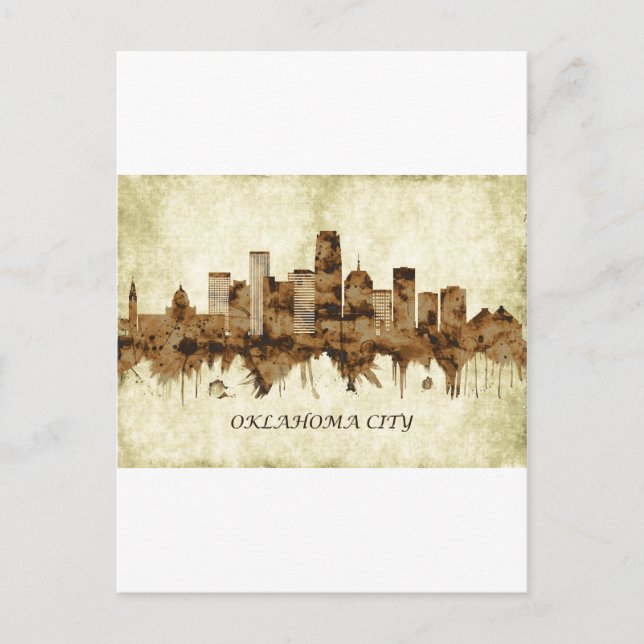 Cartes Pour Fêtes Annuelles Oklahoma City Oklahoma (Devant)