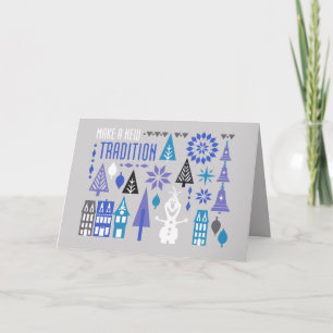 Cartes Pour Fêtes Annuelles Olaf   Faire une nouvelle tradition