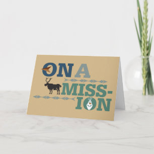 Cartes Pour Fêtes Annuelles Olaf & Sven   Sur une mission