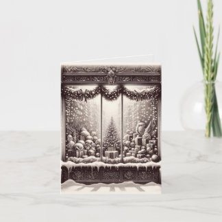 Cartes Pour Fêtes Annuelles Old Fashion Christmas (blank inside) 