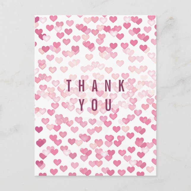 Cartes Pour Fêtes Annuelles ombre Love Hearts (Devant)