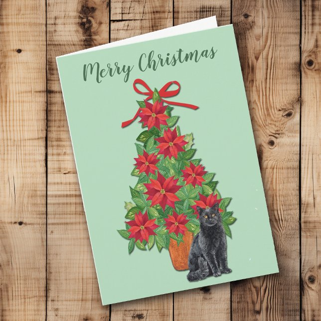 Cartes Pour Fêtes Annuelles One Cool Cat Christmas (Créateur téléchargé)