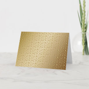 Cartes Pour Fêtes Annuelles or feuille regard étoiles sur or arrière - plan