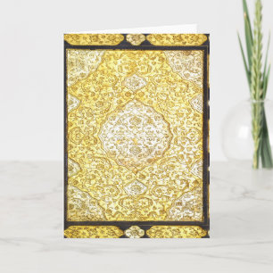 Cartes Pour Fêtes Annuelles Or sacré tombé