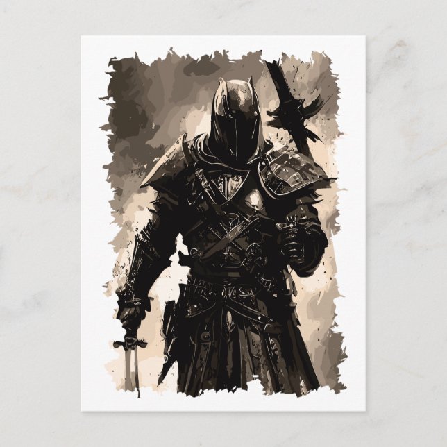 Cartes Pour Fêtes Annuelles Ordre Saint des Templiers Templiers (Devant)