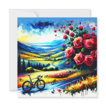 Oreiller de cyclisme romantique Cadeau de la Saint