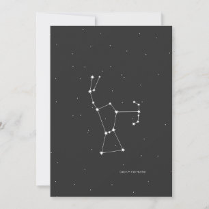 Cartes Pour Fêtes Annuelles Orion, Constellation du chasseur