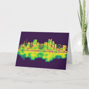 Cartes Pour Fêtes Annuelles Orlando Florida Skyline