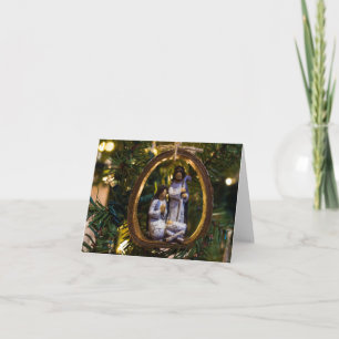 Cartes Pour Fêtes Annuelles Ornement de la Nativité