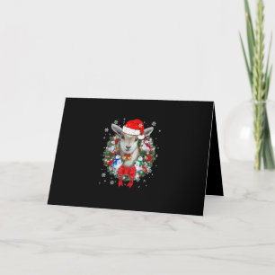 Cartes Pour Fêtes Annuelles Ornement de Noël de chèvre décoration cadeau X-mas