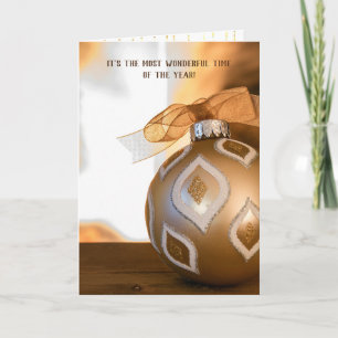 Cartes Pour Fêtes Annuelles Ornement de Noël par cheminée