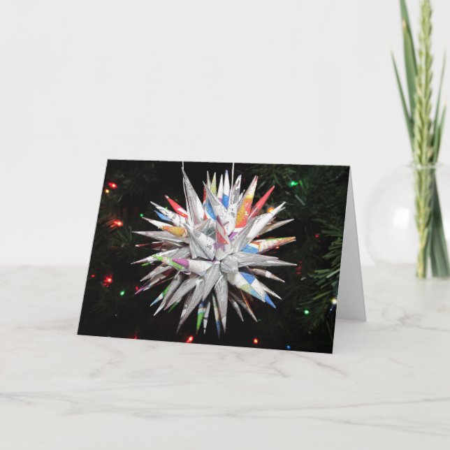 Cartes Pour Fêtes Annuelles Ornement étoile polonais (Devant)