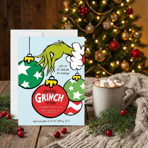 Cartes Pour Fêtes Annuelles Ornement Grinch Fête de Noël