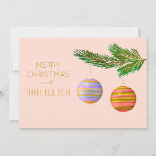 Cartes Pour Fêtes Annuelles Ornements de Noël festifs Personnalisés