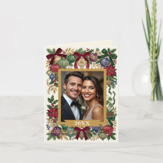 Cartes Pour Fêtes Annuelles Ornements de Noël personnalisés vintage/ancien