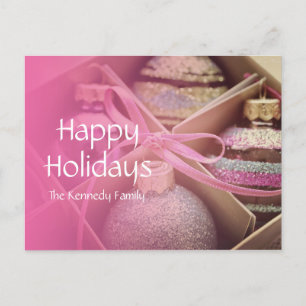 Cartes Pour Fêtes Annuelles Ornements en pastel de Noël