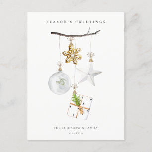 Cartes Pour Fêtes Annuelles Ornements Star Cookie Chime Bonnes Fêtes