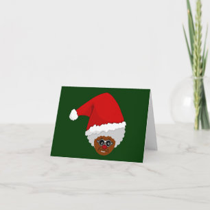 Cartes Pour Fêtes Annuelles Oui, Virginia, Il y a un Père Noël Noir