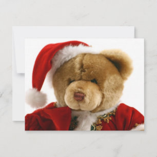 Cartes Pour Fêtes Annuelles ours de noël