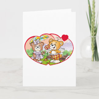 Cartes Pour Fêtes Annuelles Ours de nounours de Tobi seriez-vous mon valentine