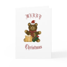 Ours en peluche de Noël