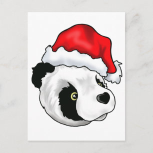 Cartes Pour Fêtes Annuelles Ours idiot dans un casquette de Noël