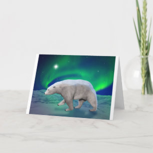 Cartes Pour Fêtes Annuelles Ours polaire