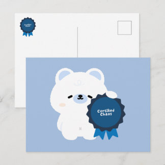 Cartes Pour Fêtes Annuelles Ours polaire Chaos certifié