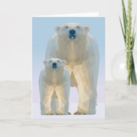 Ours Polaire très faible avec bébé