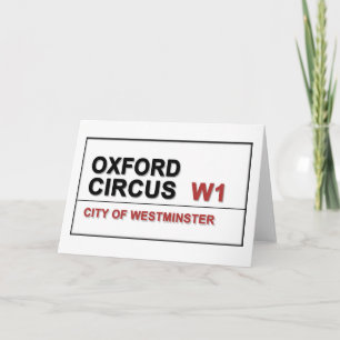 Cartes Pour Fêtes Annuelles Oxford Circus