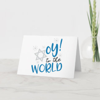 Cartes Pour Fêtes Annuelles Oy to the World