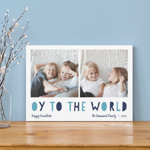 Cartes Pour Fêtes Annuelles Oy to the World   2 Hanoukka photo