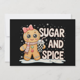 Cartes Pour Fêtes Annuelles Pain d'épice Sucre Épice Bougie Rose Noël Xmas