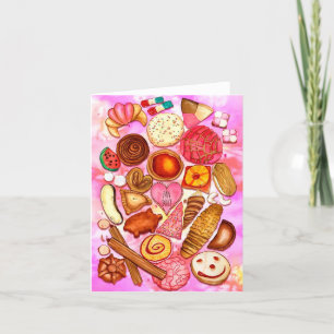 Cartes Pour Fêtes Annuelles Pain sucré panache mexicaine Dulce