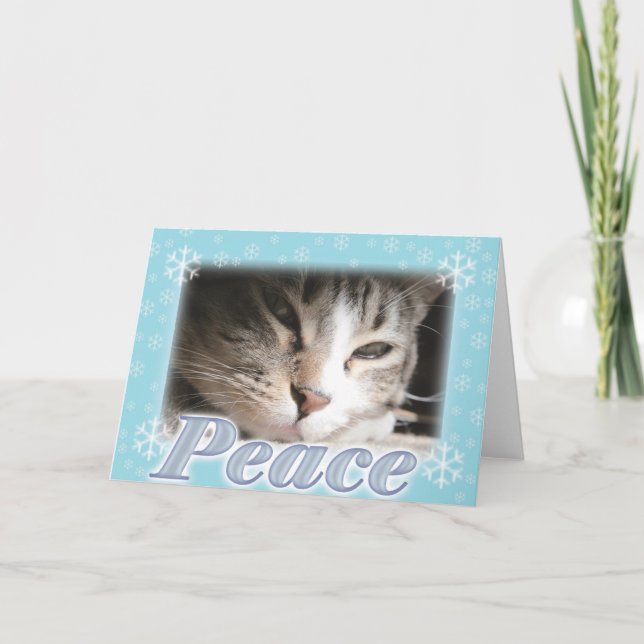 Cartes Pour Fêtes Annuelles Paix (Devant)