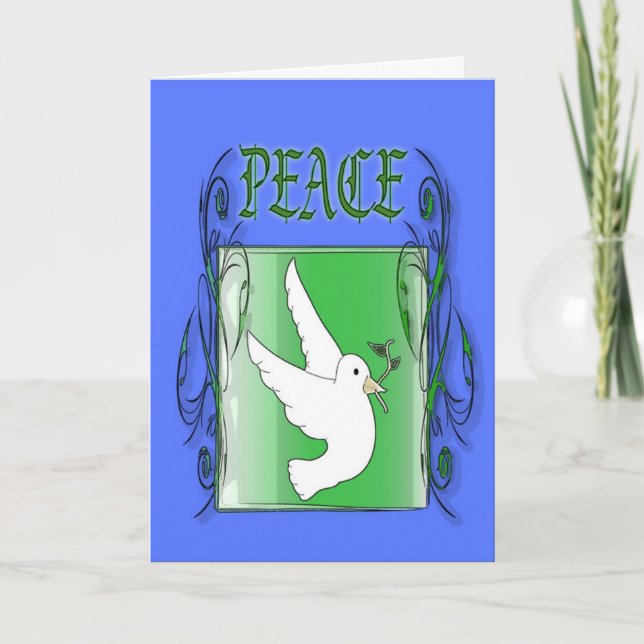 Cartes Pour Fêtes Annuelles Paix 3 (Devant)