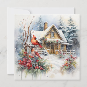 Cartes Pour Fêtes Annuelles Paix et amour à Noël