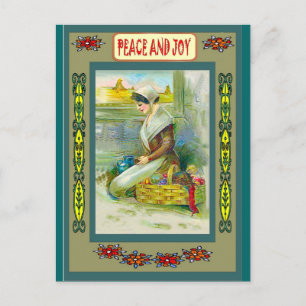 Cartes Pour Fêtes Annuelles Paix et joie