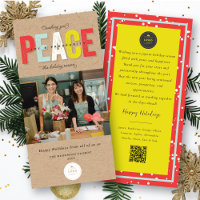 Paix Joie Et Prospérité Typographie Photo Entrepri