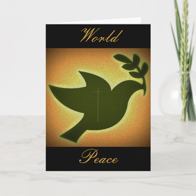 CARTES POUR FÊTES ANNUELLES PAIX MONDIALE (Devant)