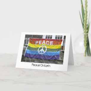 Cartes Pour Fêtes Annuelles Paix sur terre