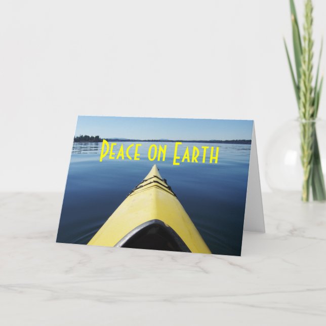 Cartes Pour Fêtes Annuelles Paix sur terre (Devant)