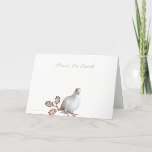 Cartes Pour Fêtes Annuelles Paix sur Terre : Puissance de l'amour