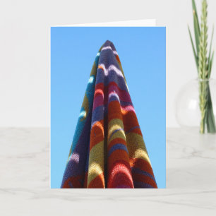 Cartes Pour Fêtes Annuelles Palm Springs Pool Serviette Arbre de Noël